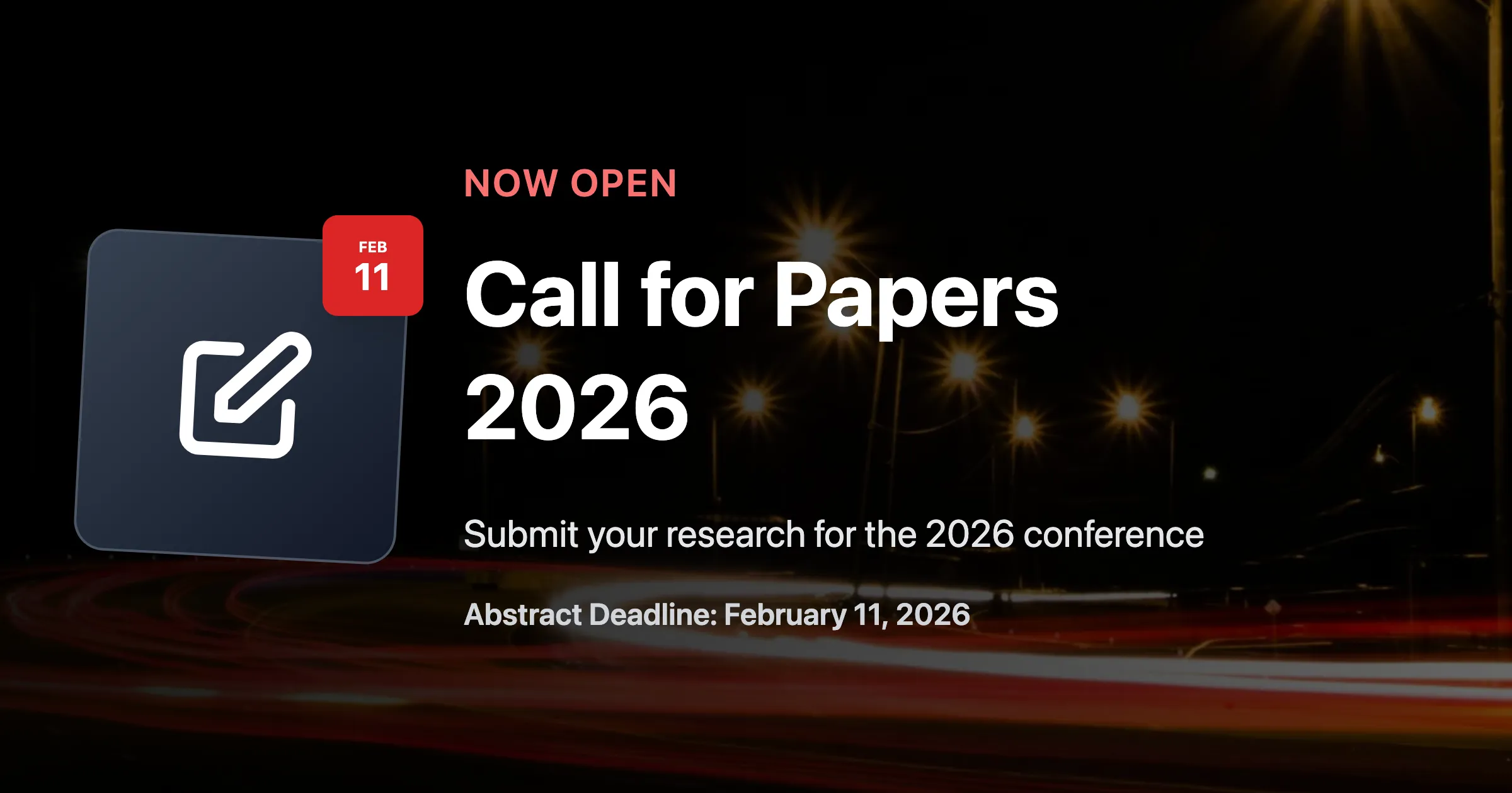 Call for Papers 2026
