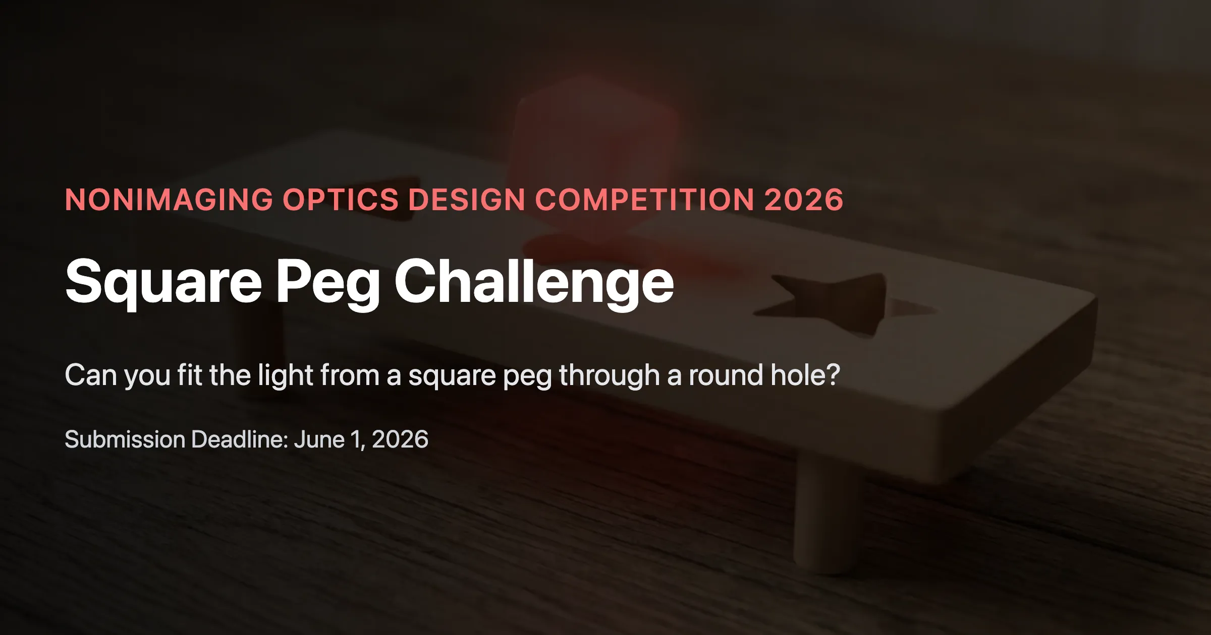 Square Peg Challenge 2026